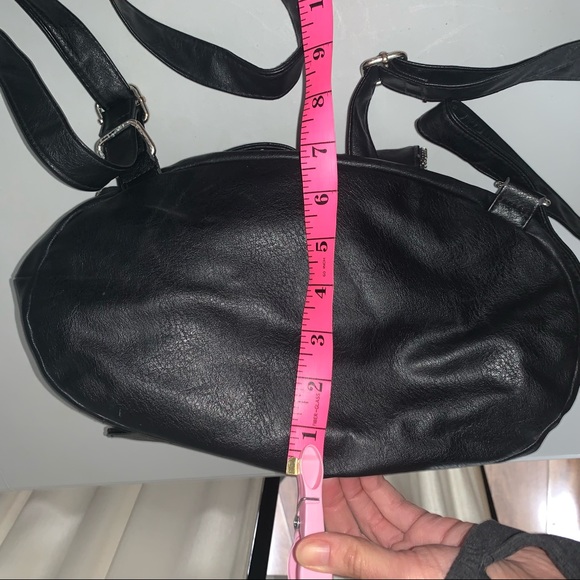 Cute Faux Leather Backpack Bag Divided H&M - Picture 14 of 15